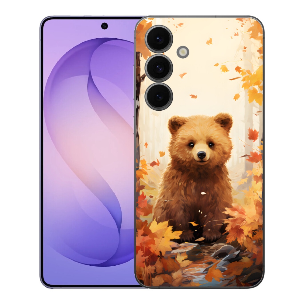 Gelový kryt mmCase na Samsung Galaxy S26 FE - medvěd v lese
