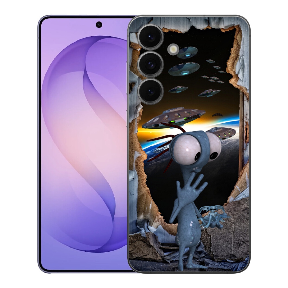 Gelový kryt mmCase na Samsung Galaxy S26 FE - mimozemšťan