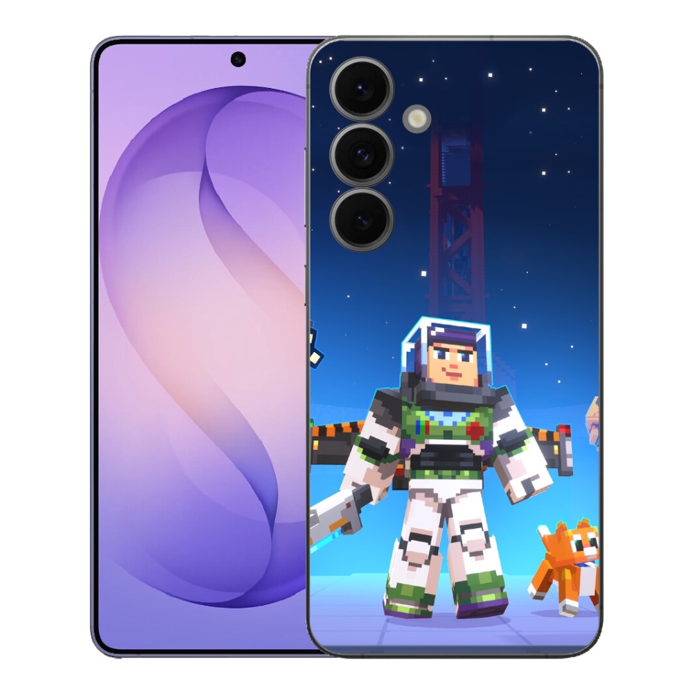 Gelový kryt mmCase na Samsung Galaxy S26 FE - minecraft 2