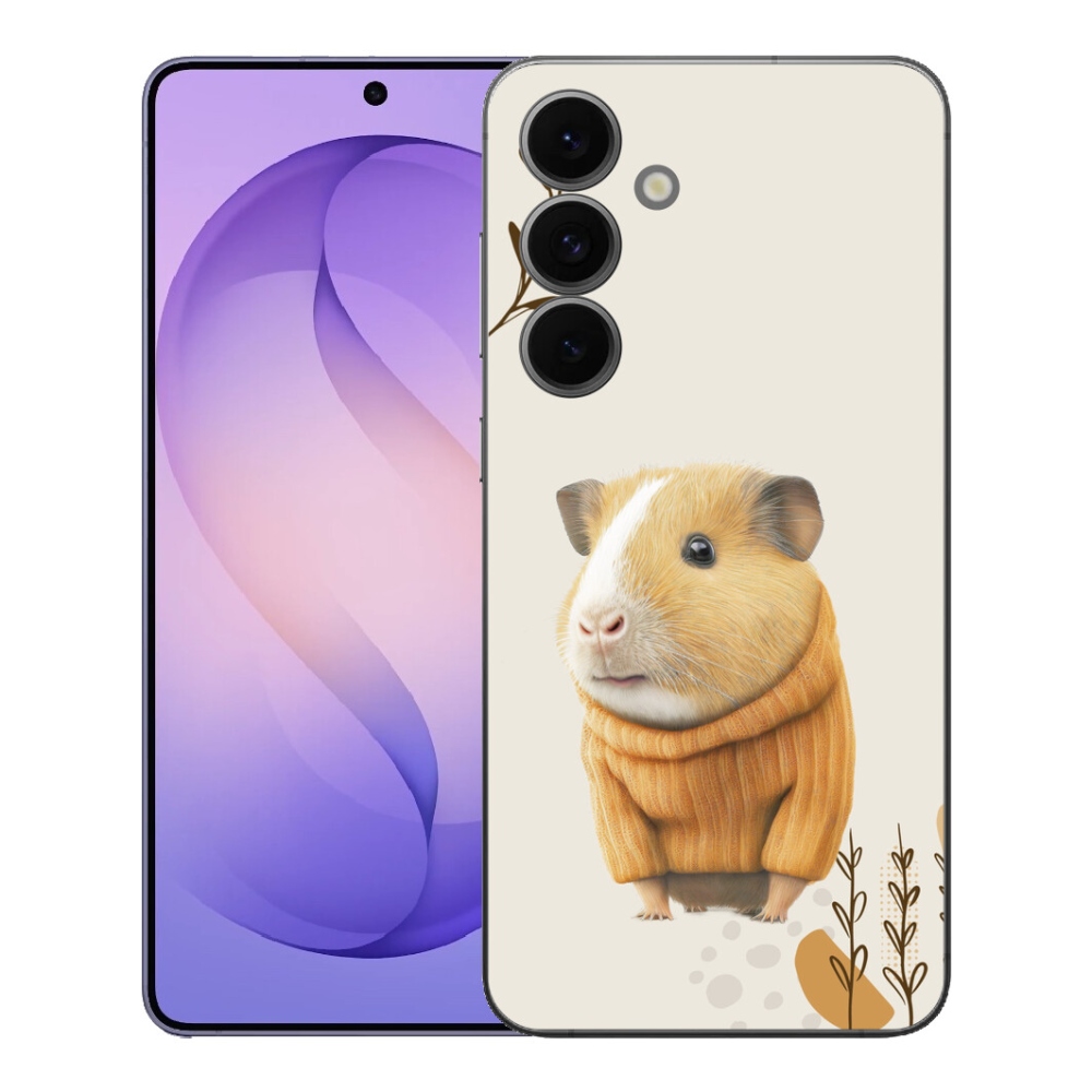 Gelový kryt mmCase na Samsung Galaxy S26 FE - morče ve svetru
