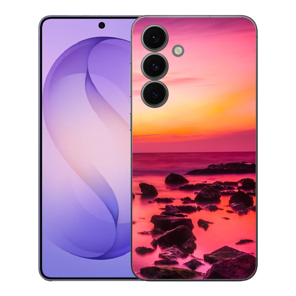 Gelový kryt mmCase na Samsung Galaxy S26 FE - moře a záře