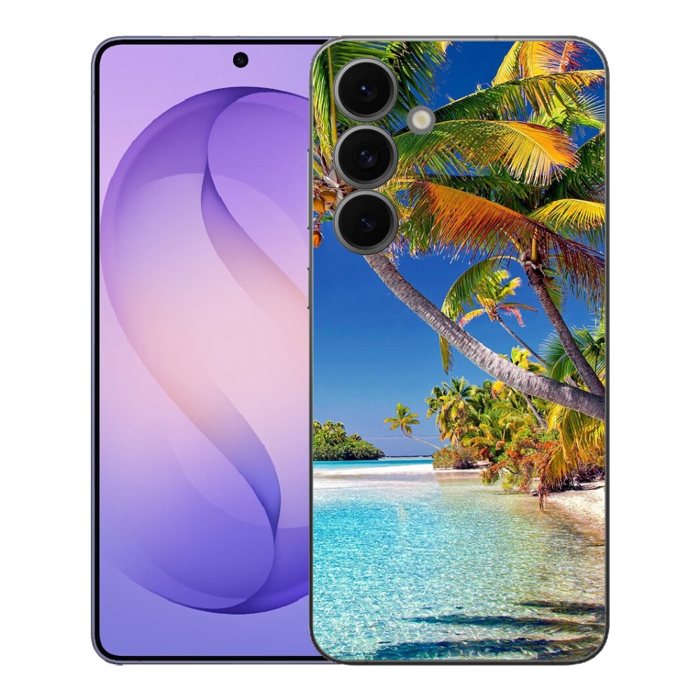Gelový kryt mmCase na Samsung Galaxy S26 FE - mořská pláž