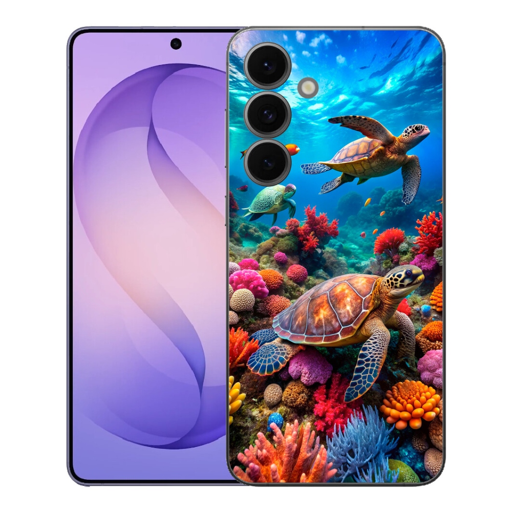 Gelový kryt mmCase na Samsung Galaxy S26 FE - mořský svět 2