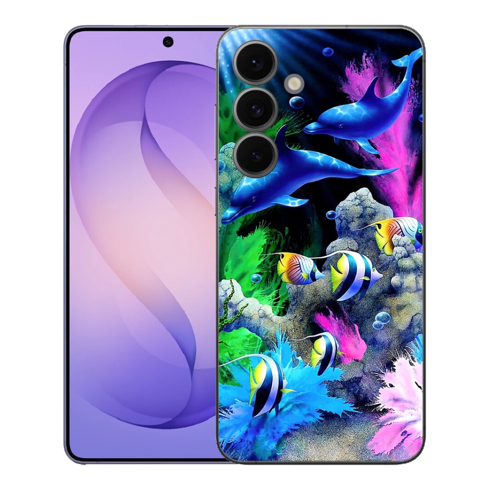 Gelový kryt mmCase na Samsung Galaxy S26 FE - mořský svět