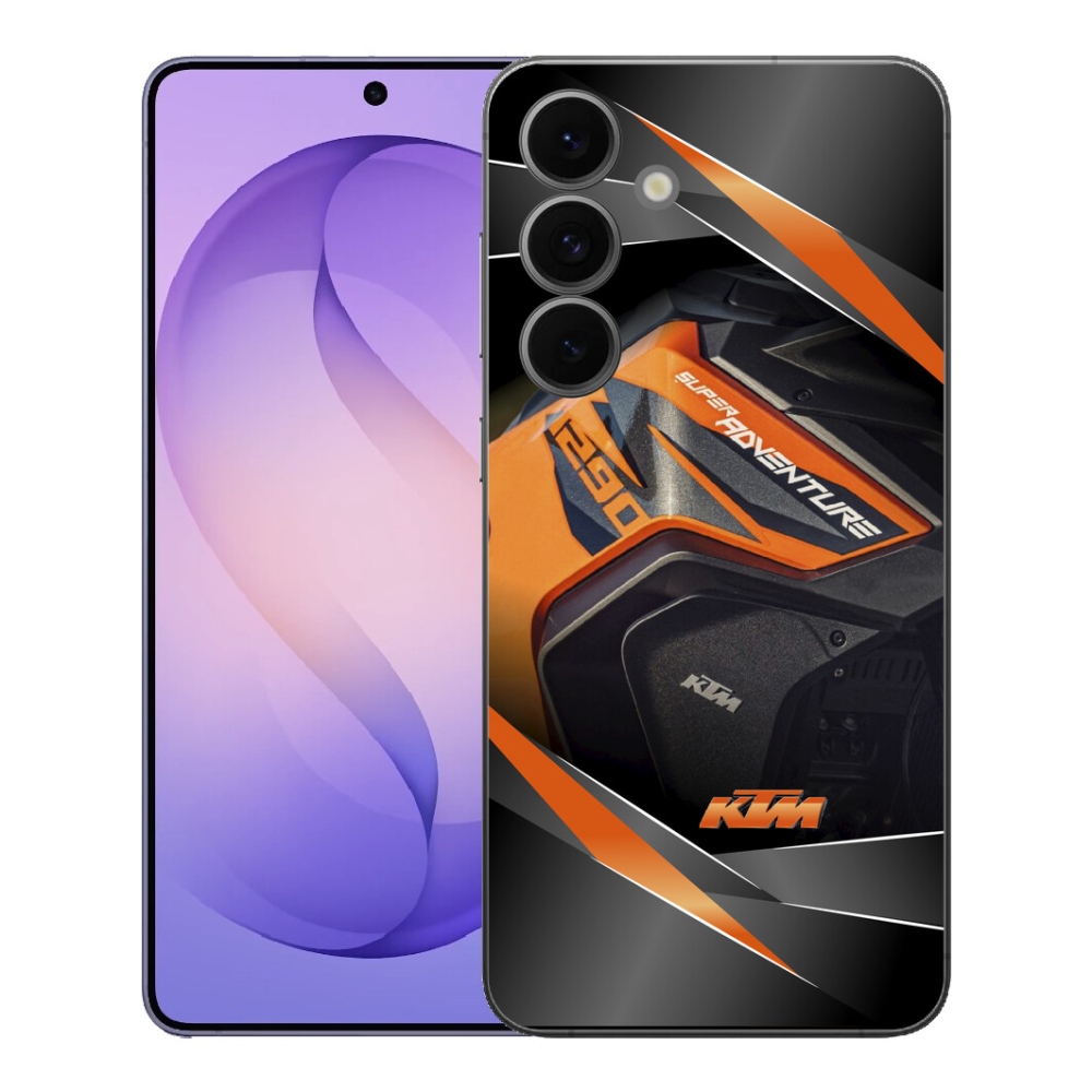 Gelový kryt mmCase na Samsung Galaxy S26 FE - motorka ktm