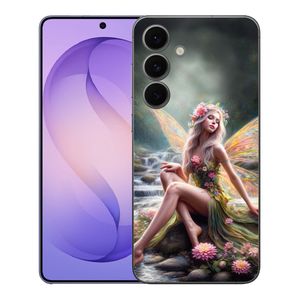 Gelový kryt mmCase na Samsung Galaxy S26 FE - motýlí žena 1