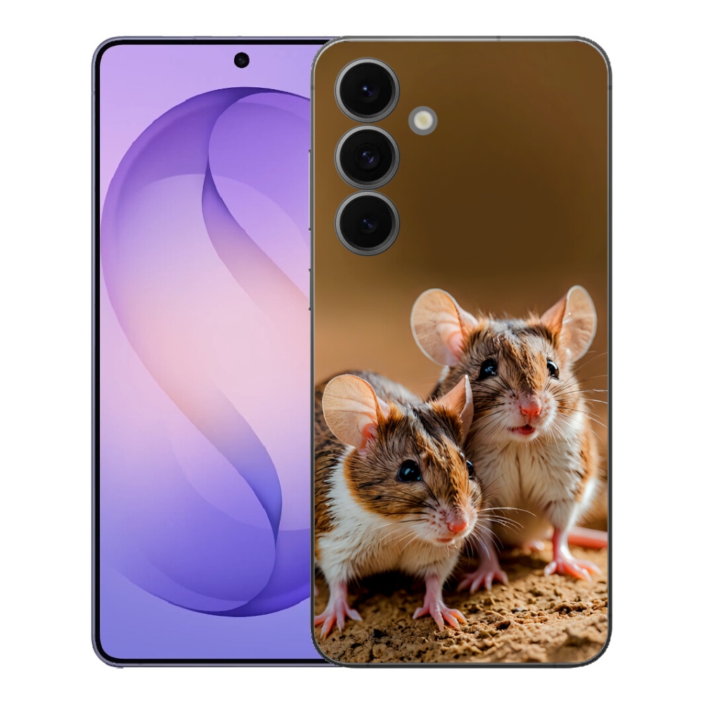 Gelový kryt mmCase na Samsung Galaxy S26 FE - myší duo