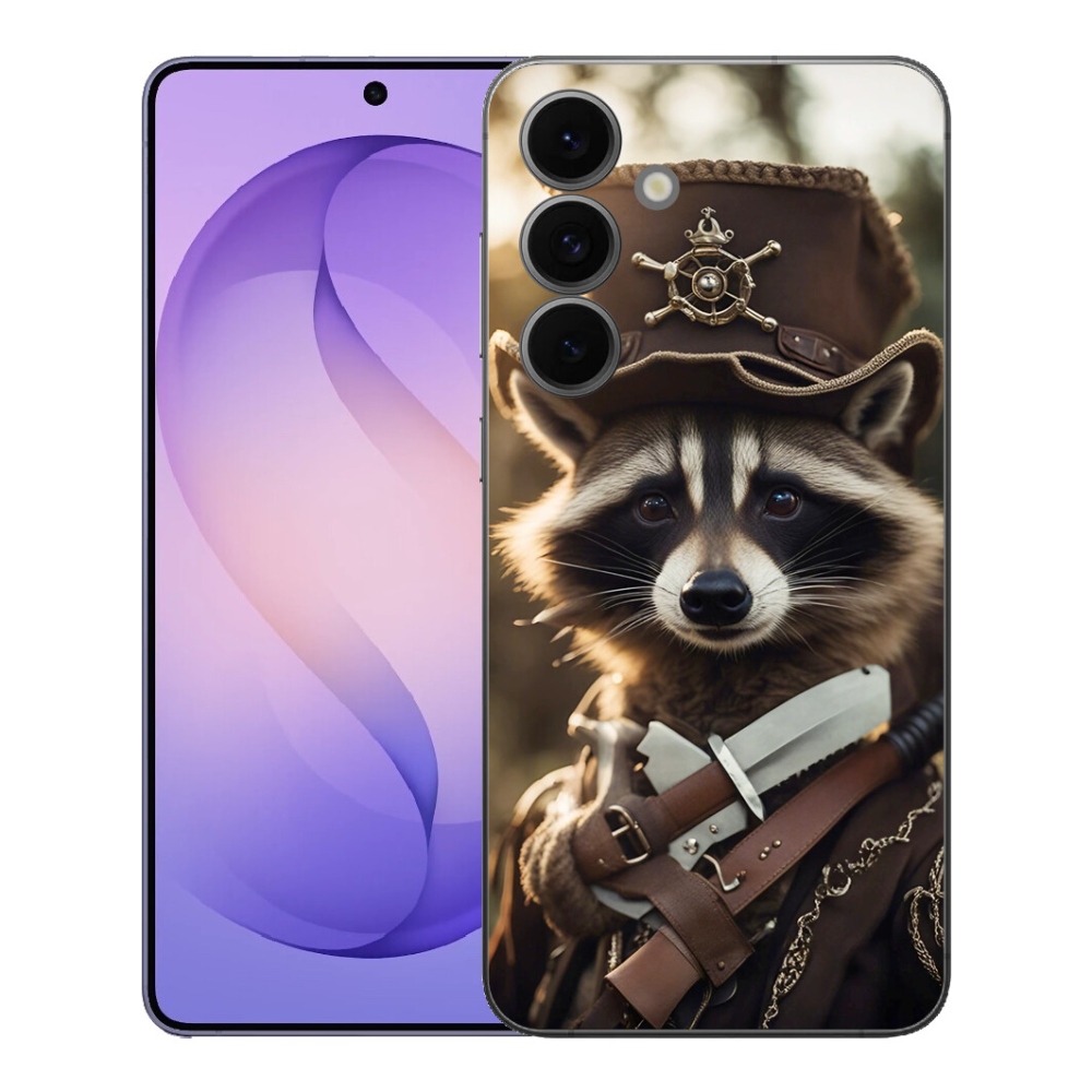 Gelový kryt mmCase na Samsung Galaxy S26 FE - mýval v uniformě