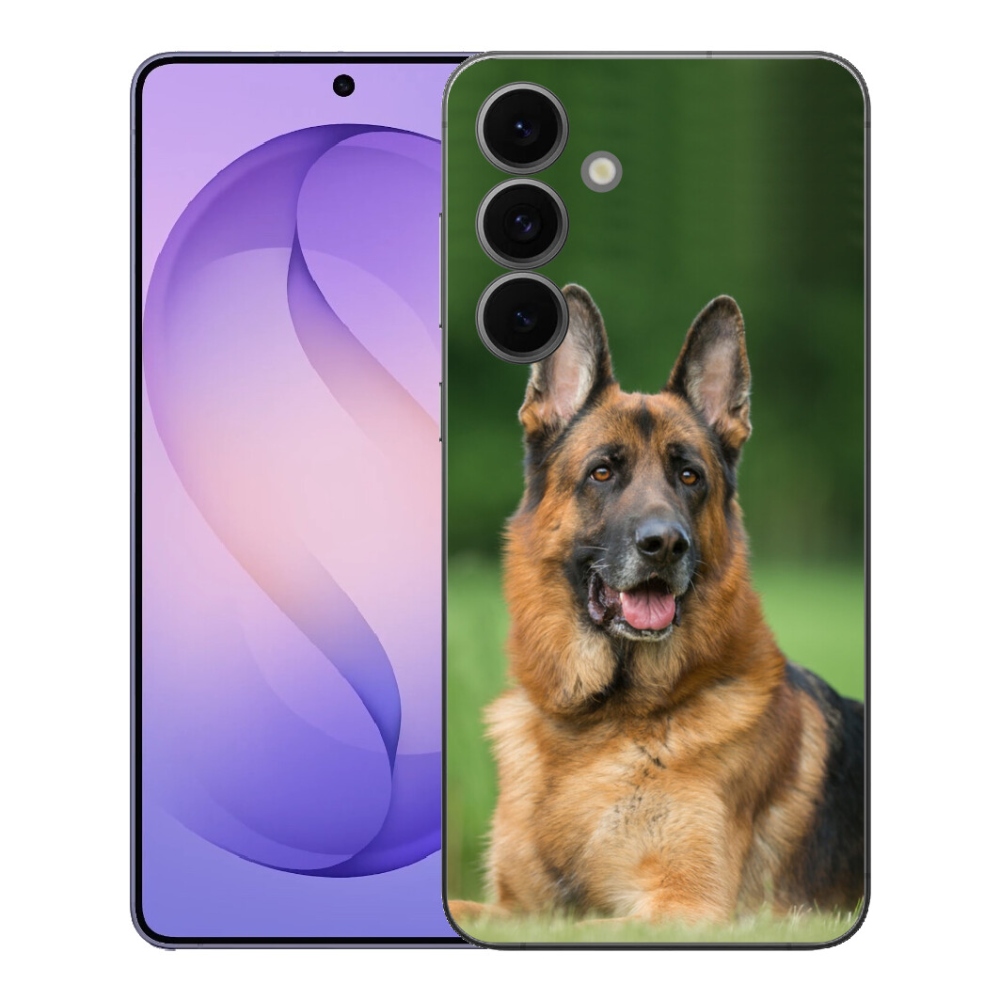 Gelový kryt mmCase na Samsung Galaxy S26 FE - německý ovčák