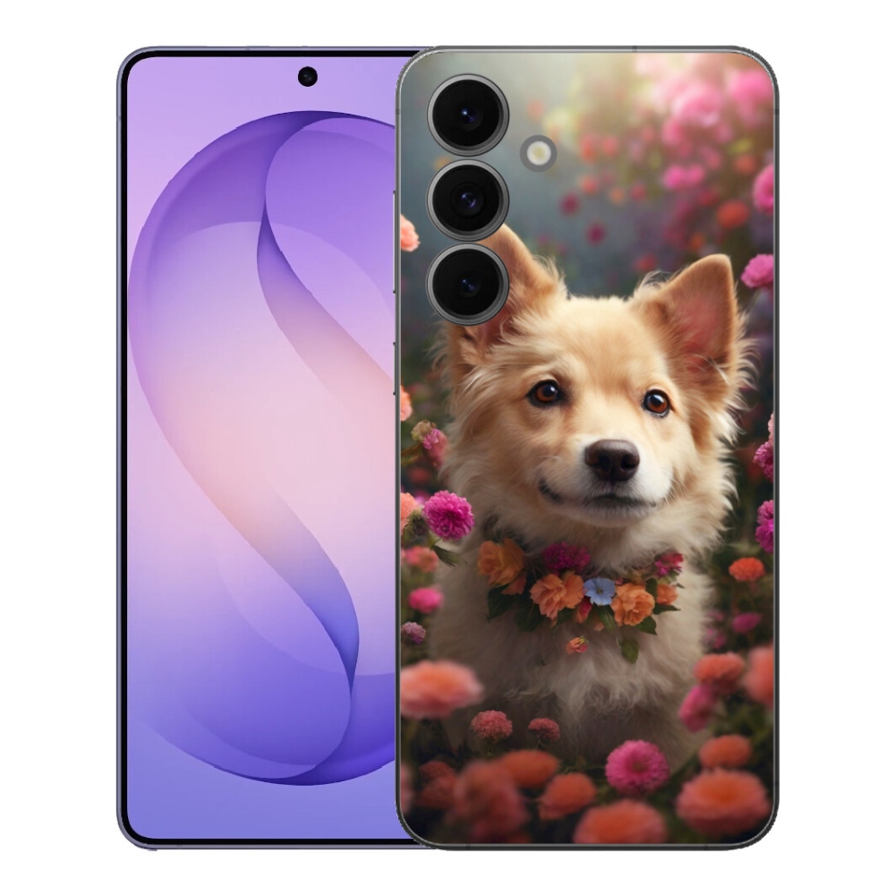 Gelový kryt mmCase na Samsung Galaxy S26 FE - německý špic