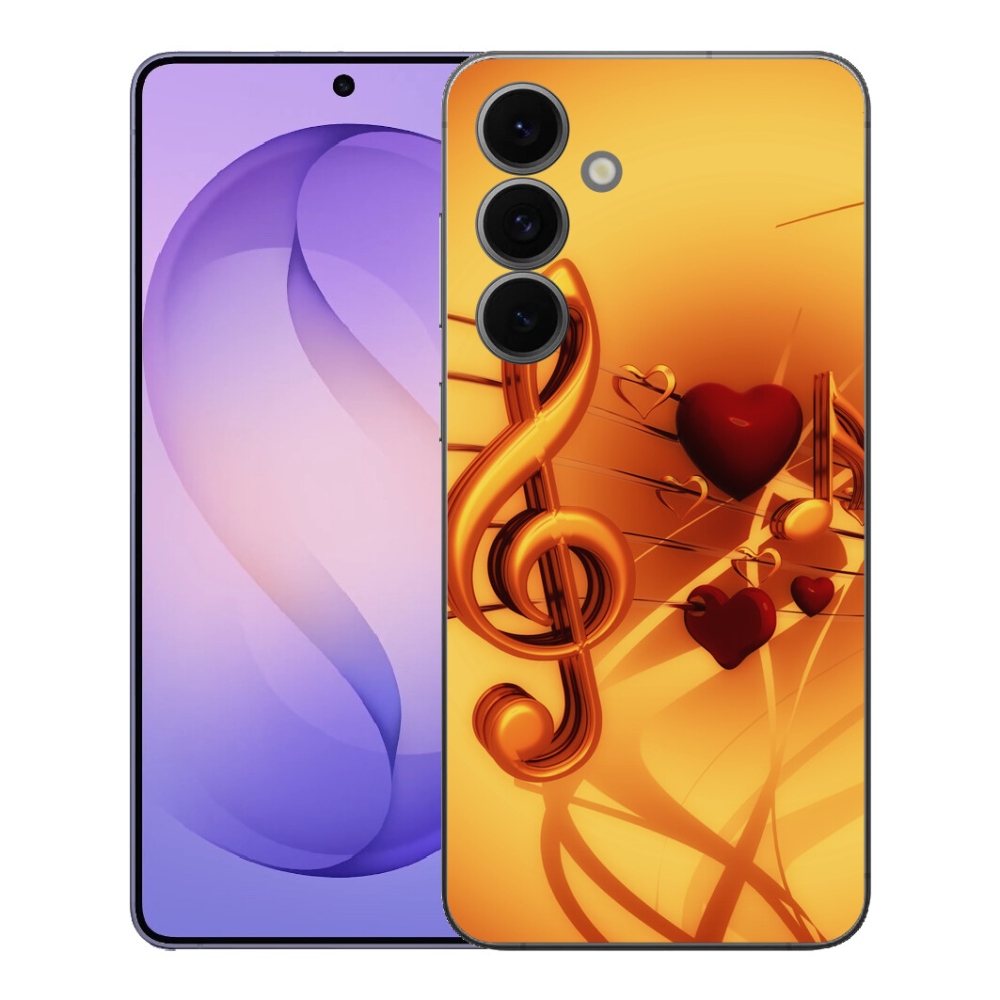 Gelový kryt mmCase na Samsung Galaxy S26 FE - noty
