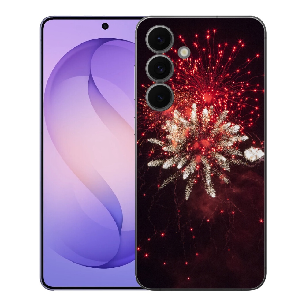 Gelový kryt mmCase na Samsung Galaxy S26 FE - ohňostroj