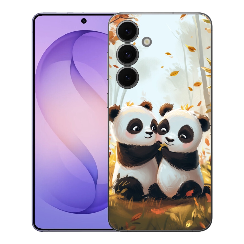 Gelový kryt mmCase na Samsung Galaxy S26 FE - pandy