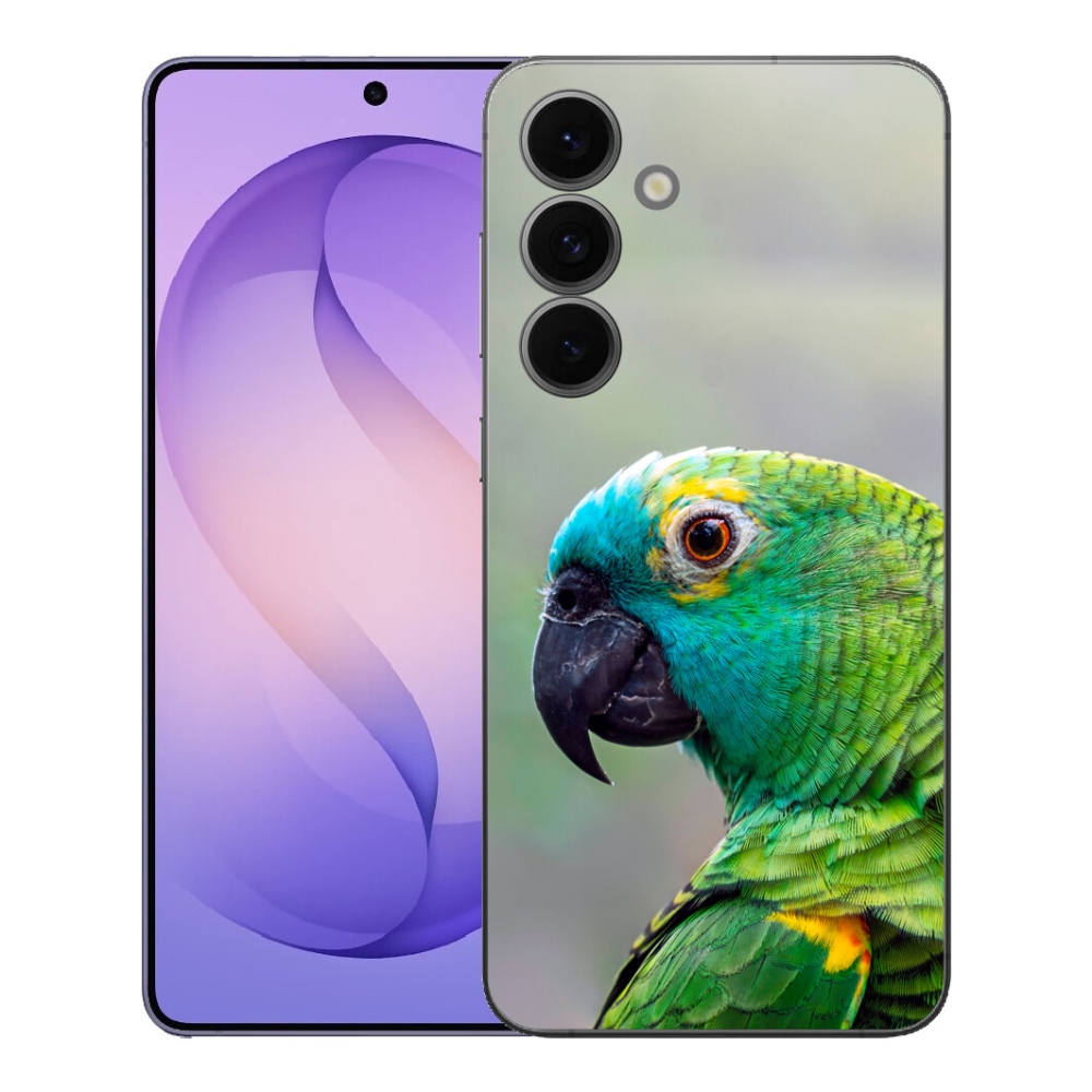 Gelový kryt mmCase na Samsung Galaxy S26 FE - papoušek amazoňan