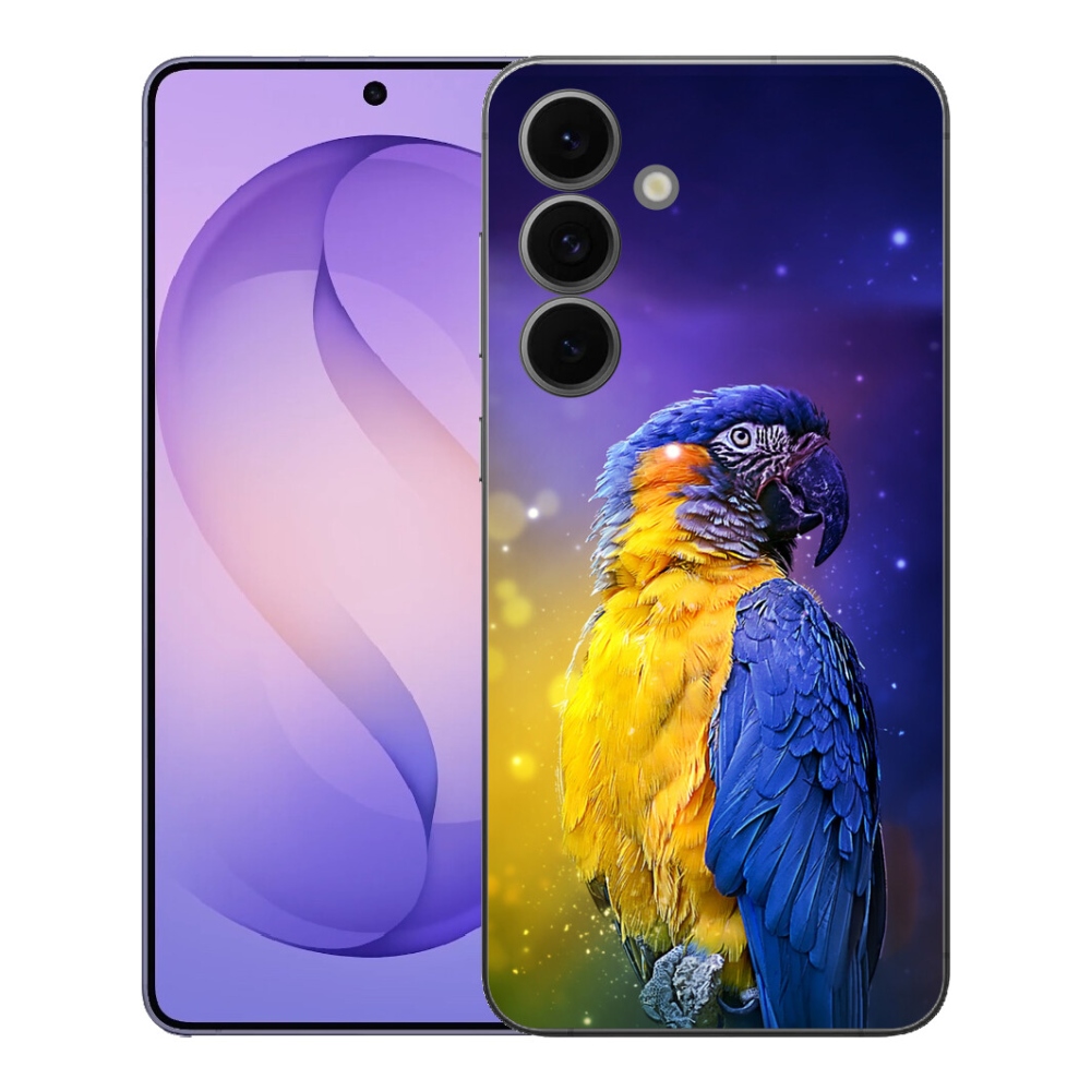 Gelový kryt mmCase na Samsung Galaxy S26 FE - papoušek ara 1