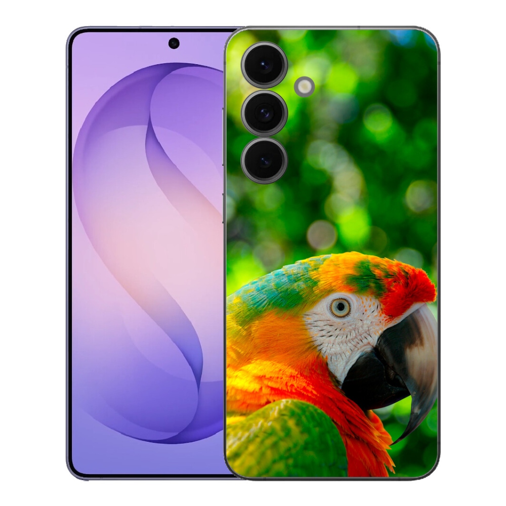 Gelový kryt mmCase na Samsung Galaxy S26 FE - papoušek ara 3