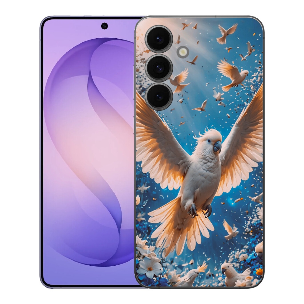 Gelový kryt mmCase na Samsung Galaxy S26 FE - papoušek kakadu
