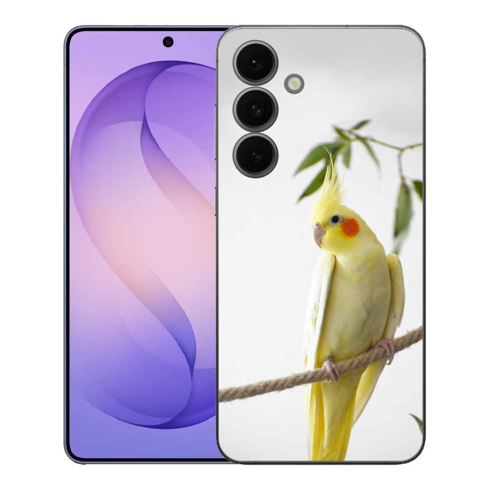 Gelový kryt mmCase na Samsung Galaxy S26 FE - papoušek korela chocholatá