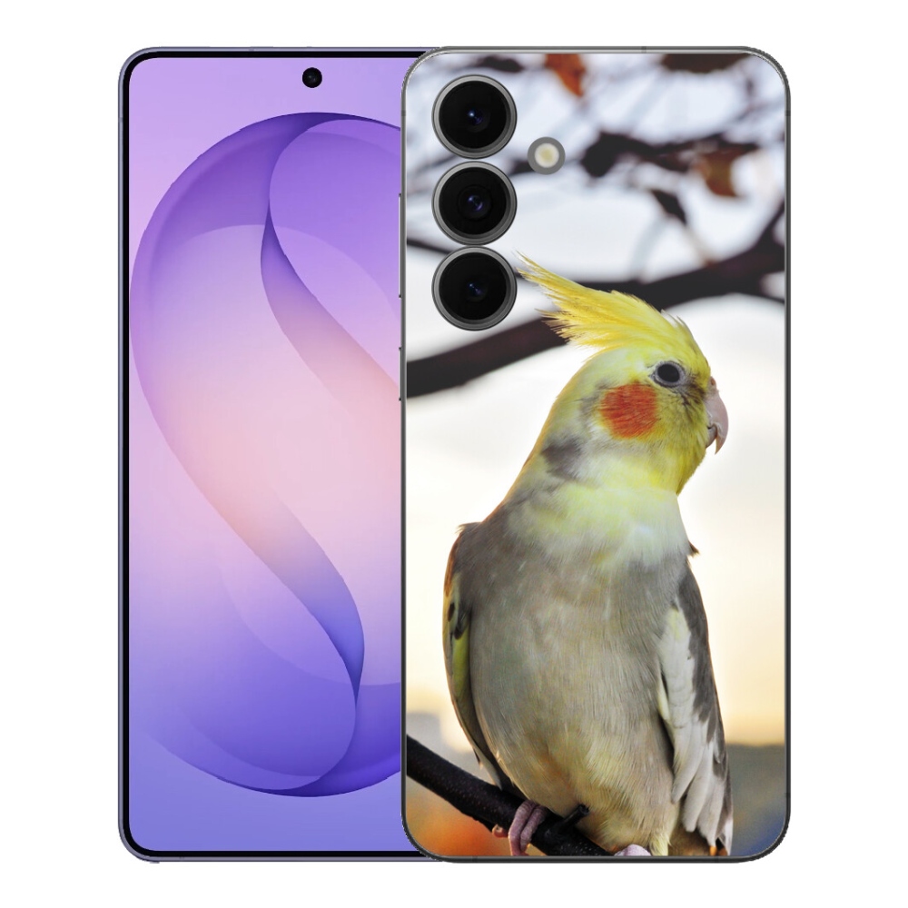 Gelový kryt mmCase na Samsung Galaxy S26 FE - papoušek korela
