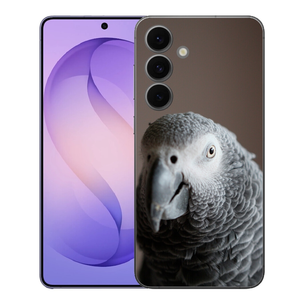 Gelový kryt mmCase na Samsung Galaxy S26 FE - papoušek žako 2