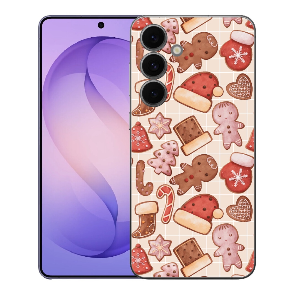 Gelový kryt mmCase na Samsung Galaxy S26 FE - perníčkový motiv 2