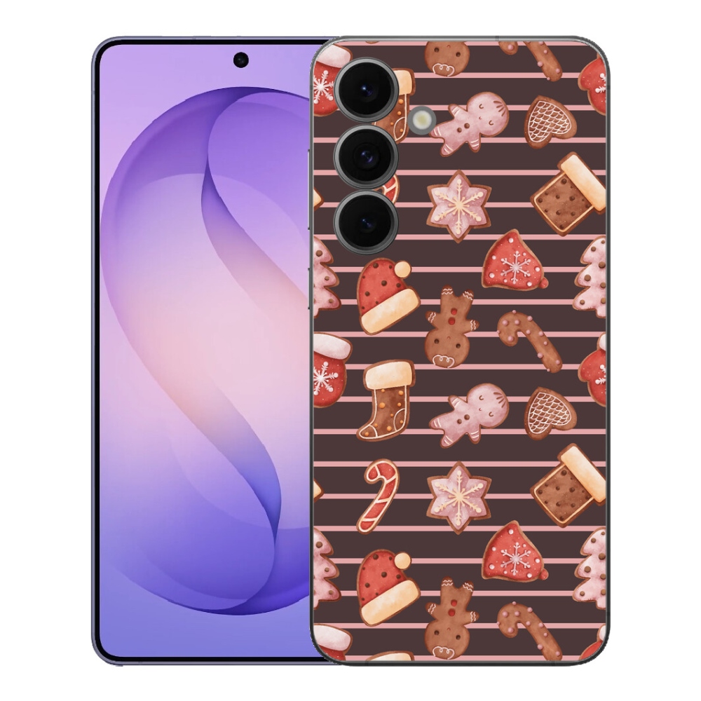Gelový kryt mmCase na Samsung Galaxy S26 FE - perníčkový motiv 4