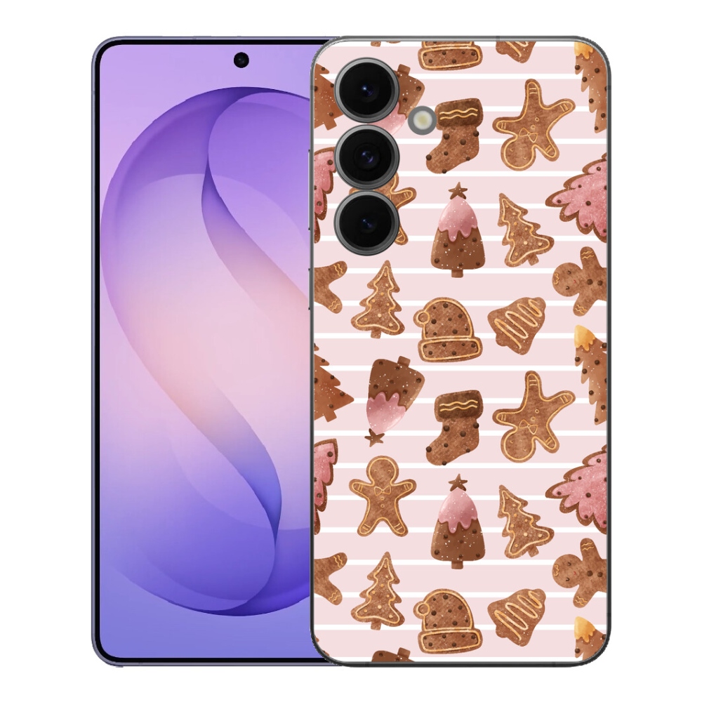 Gelový kryt mmCase na Samsung Galaxy S26 FE - perníčkový motiv