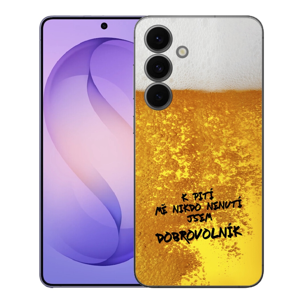 Gelový kryt mmCase na Samsung Galaxy S26 FE - pivní motiv 4