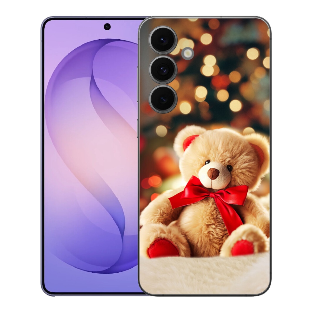 Gelový kryt mmCase na Samsung Galaxy S26 FE - plyšový medvídek