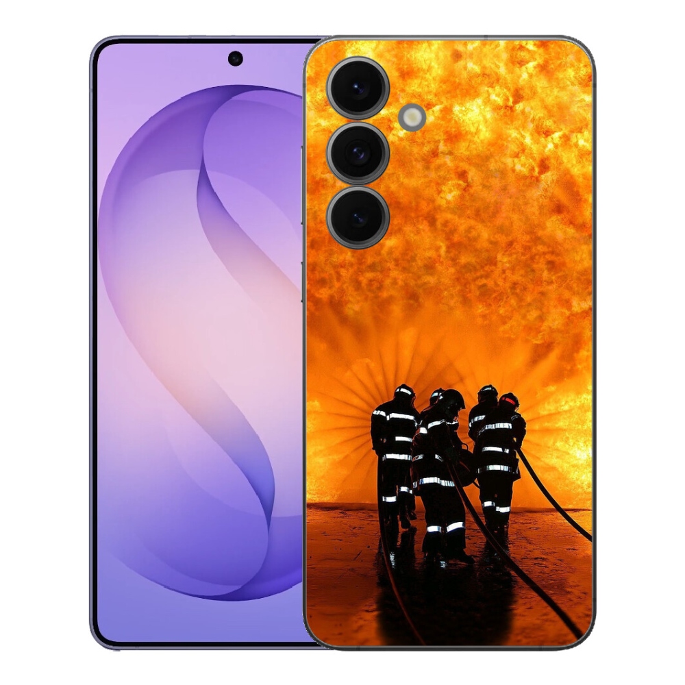 Gelový kryt mmCase na Samsung Galaxy S26 FE - požár