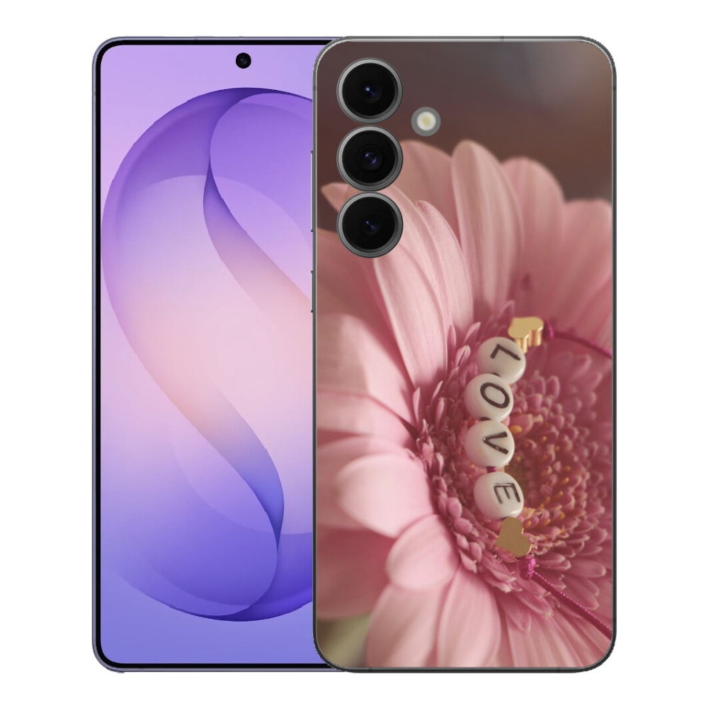 Gelový kryt mmCase na Samsung Galaxy S26 FE - přívěsek love