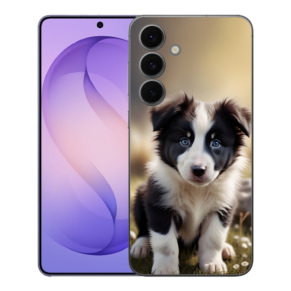 Gelový kryt mmCase na Samsung Galaxy S26 FE - roztomilá border kolie