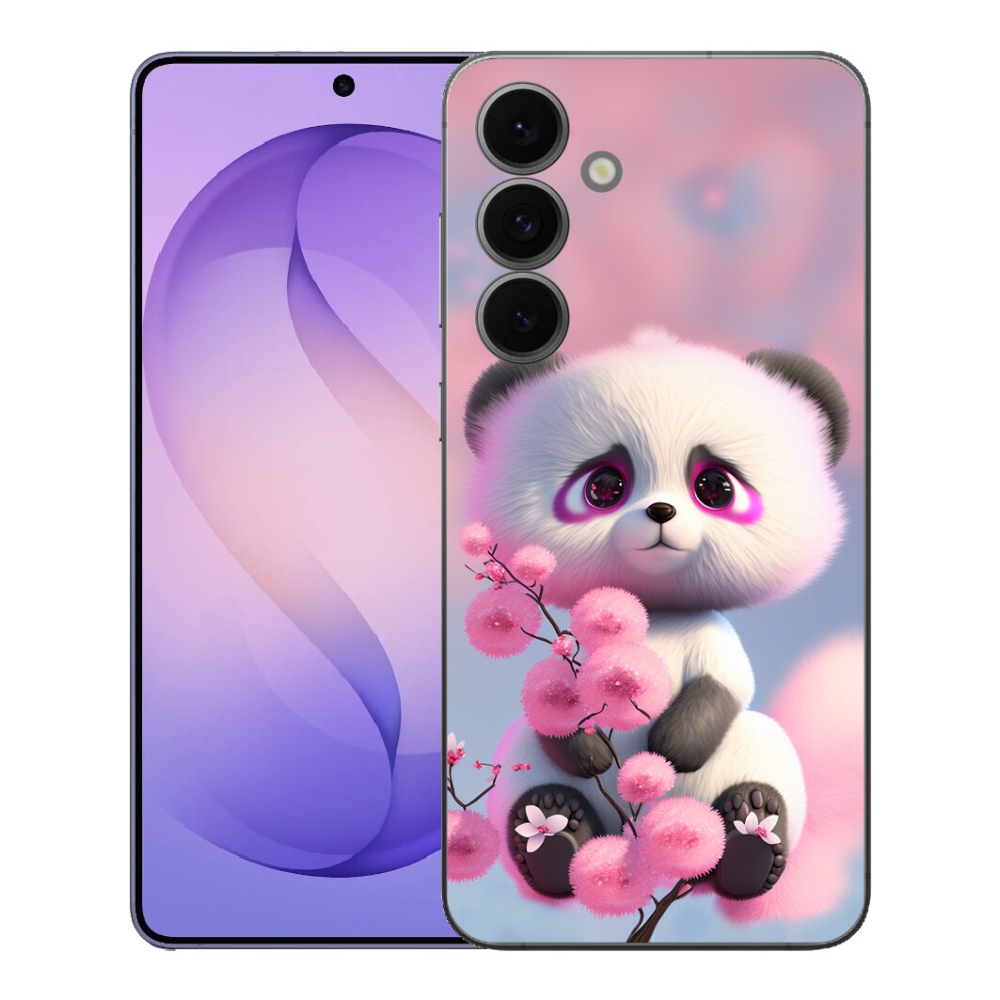 Gelový kryt mmCase na Samsung Galaxy S26 FE - roztomilá panda 1