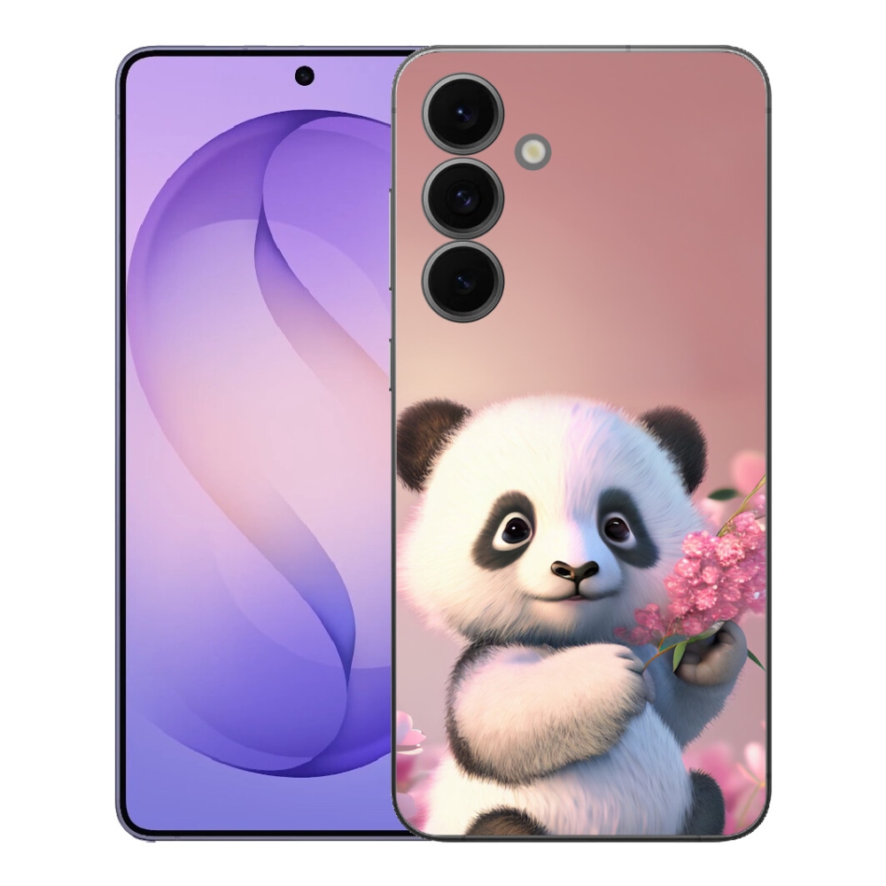 Gelový kryt mmCase na Samsung Galaxy S26 FE - roztomilá panda