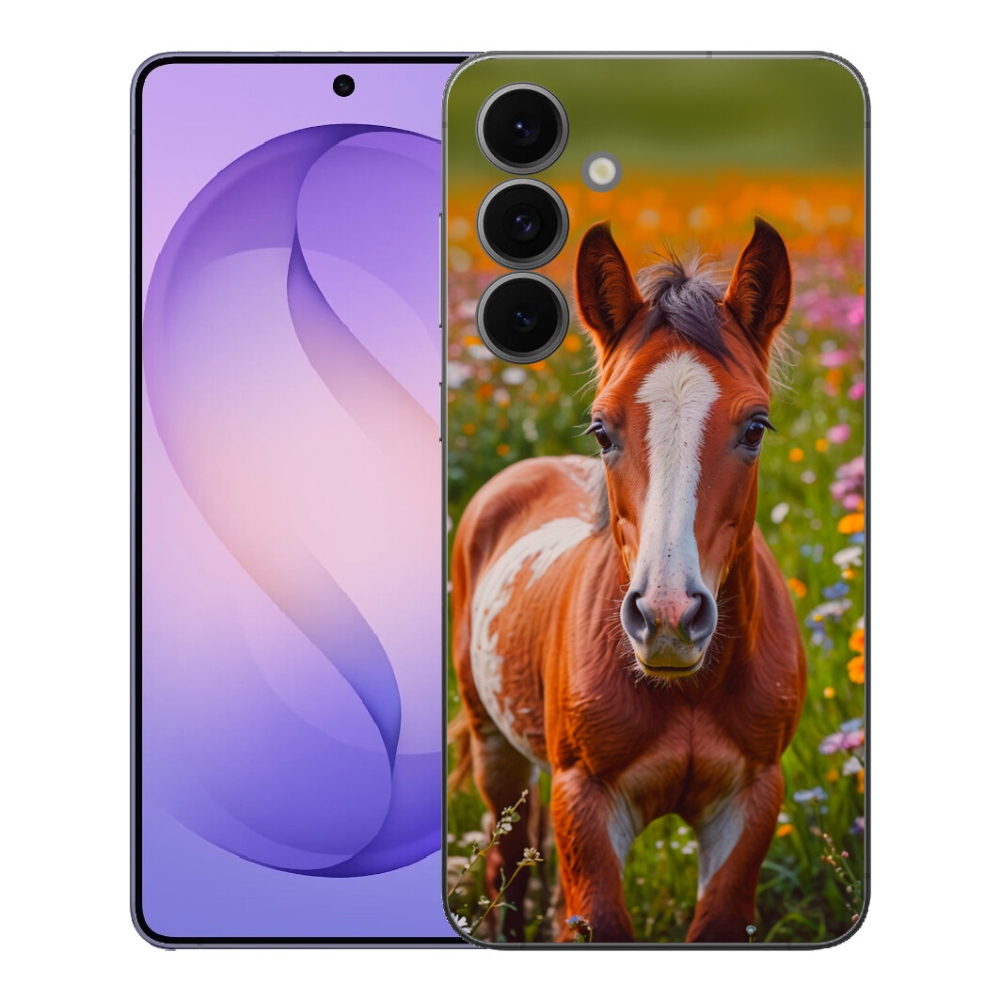 Gelový kryt mmCase na Samsung Galaxy S26 FE - roztomilé hříbě