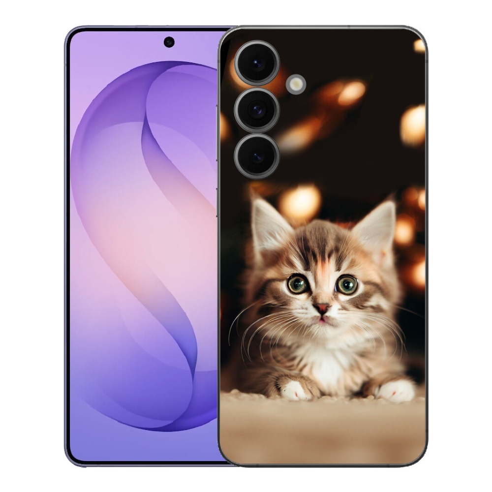 Gelový kryt mmCase na Samsung Galaxy S26 FE - roztomilé kotě 2