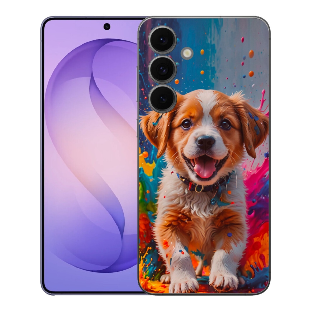 Gelový kryt mmCase na Samsung Galaxy S26 FE - roztomilé štěně 3