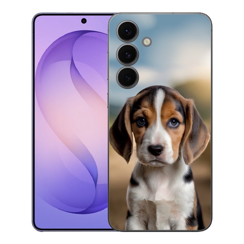 Gelový kryt mmCase na Samsung Galaxy S26 FE - roztomilý bígl