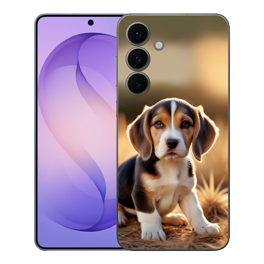 Gelový kryt mmCase na Samsung Galaxy S26 FE - roztomilý bígl