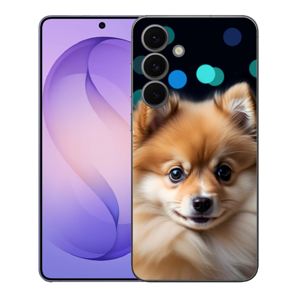 Gelový kryt mmCase na Samsung Galaxy S26 FE - roztomilý pomeranian