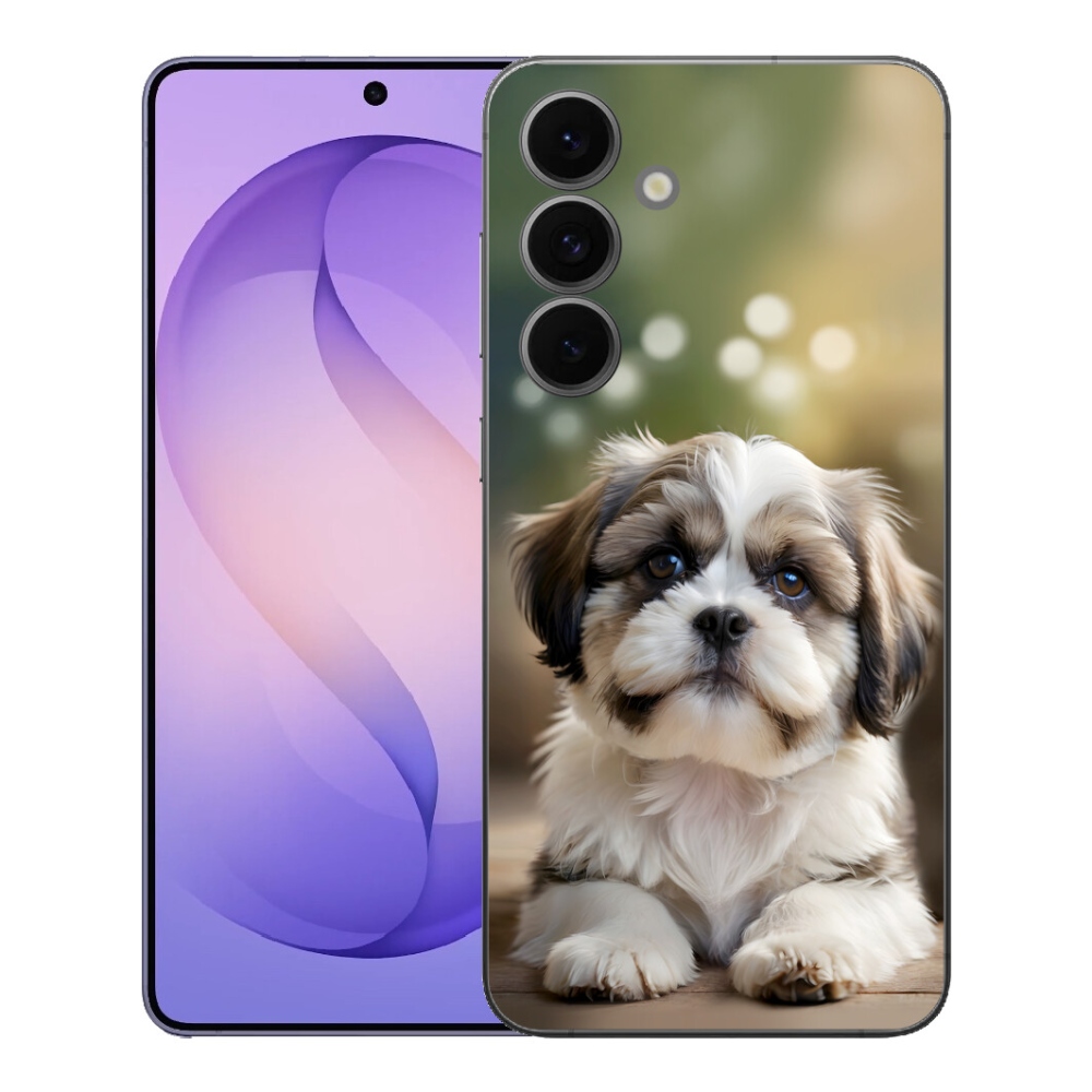 Gelový kryt mmCase na Samsung Galaxy S26 FE - roztomilý shih-tzu