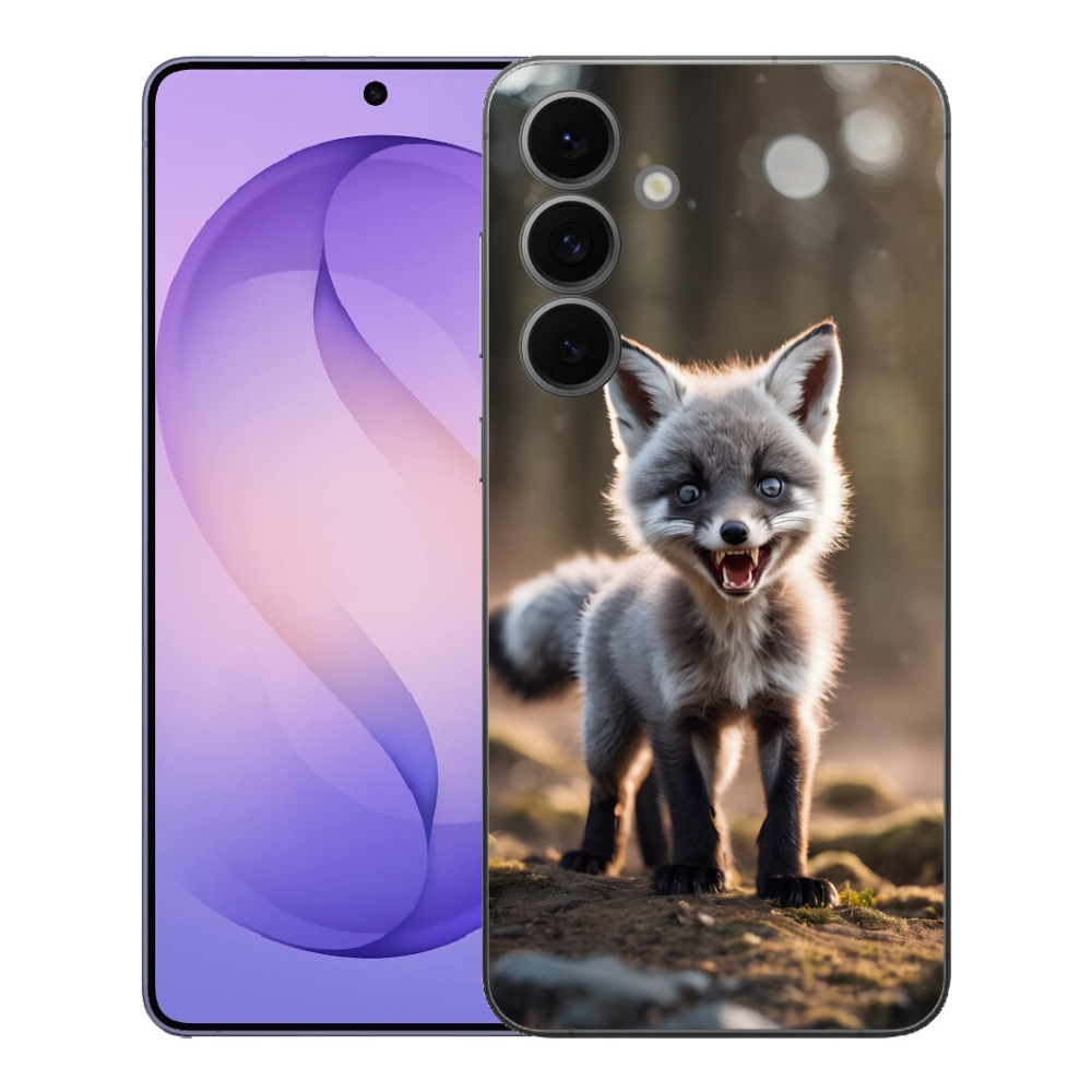 Gelový kryt mmCase na Samsung Galaxy S26 FE - rozzuřená liška