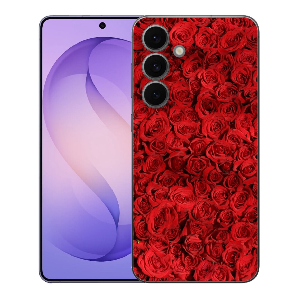 Gelový kryt mmCase na Samsung Galaxy S26 FE - růže