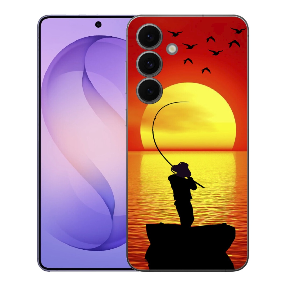 Gelový kryt mmCase na Samsung Galaxy S26 FE - rybaření
