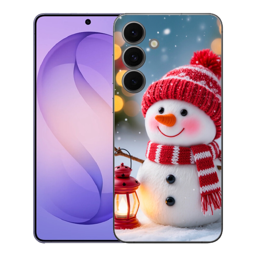 Gelový kryt mmCase na Samsung Galaxy S26 FE - sněhulák 2
