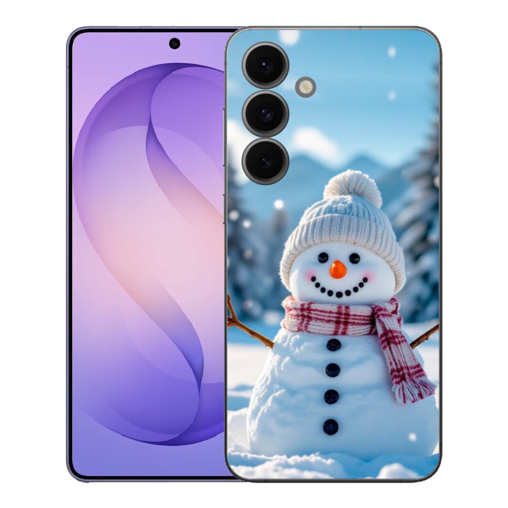 Gelový kryt mmCase na Samsung Galaxy S26 FE - sněhulák 3
