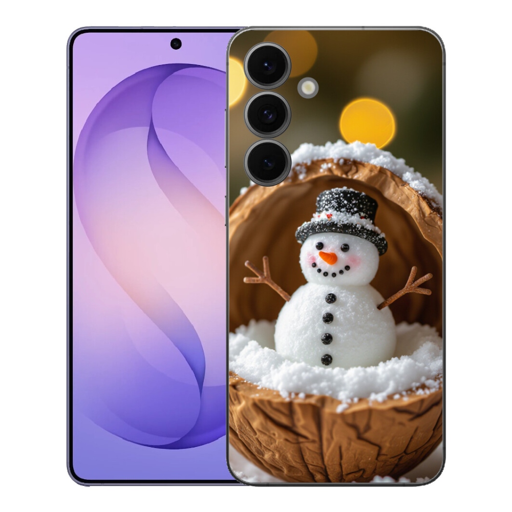 Gelový kryt mmCase na Samsung Galaxy S26 FE - sněhulák 4