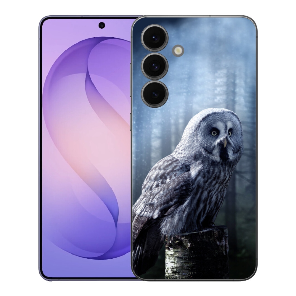 Gelový kryt mmCase na Samsung Galaxy S26 FE - sova