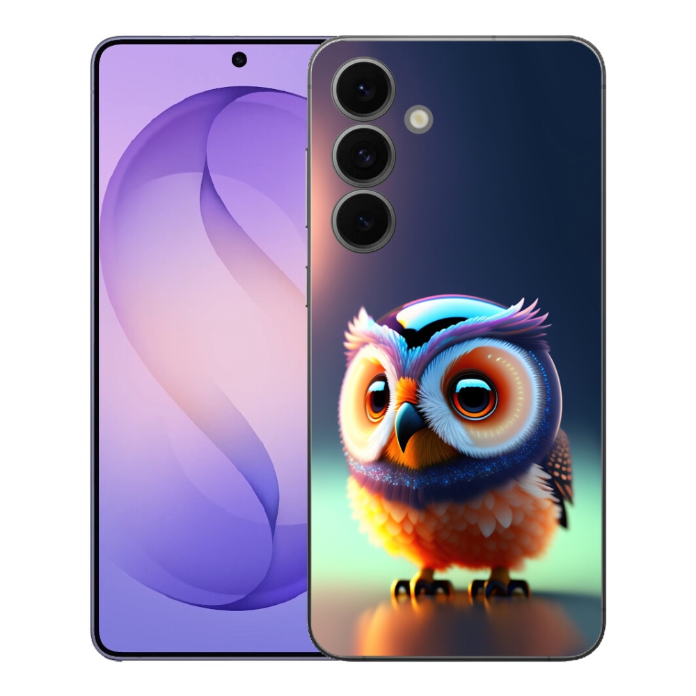 Gelový kryt mmCase na Samsung Galaxy S26 FE - sovička