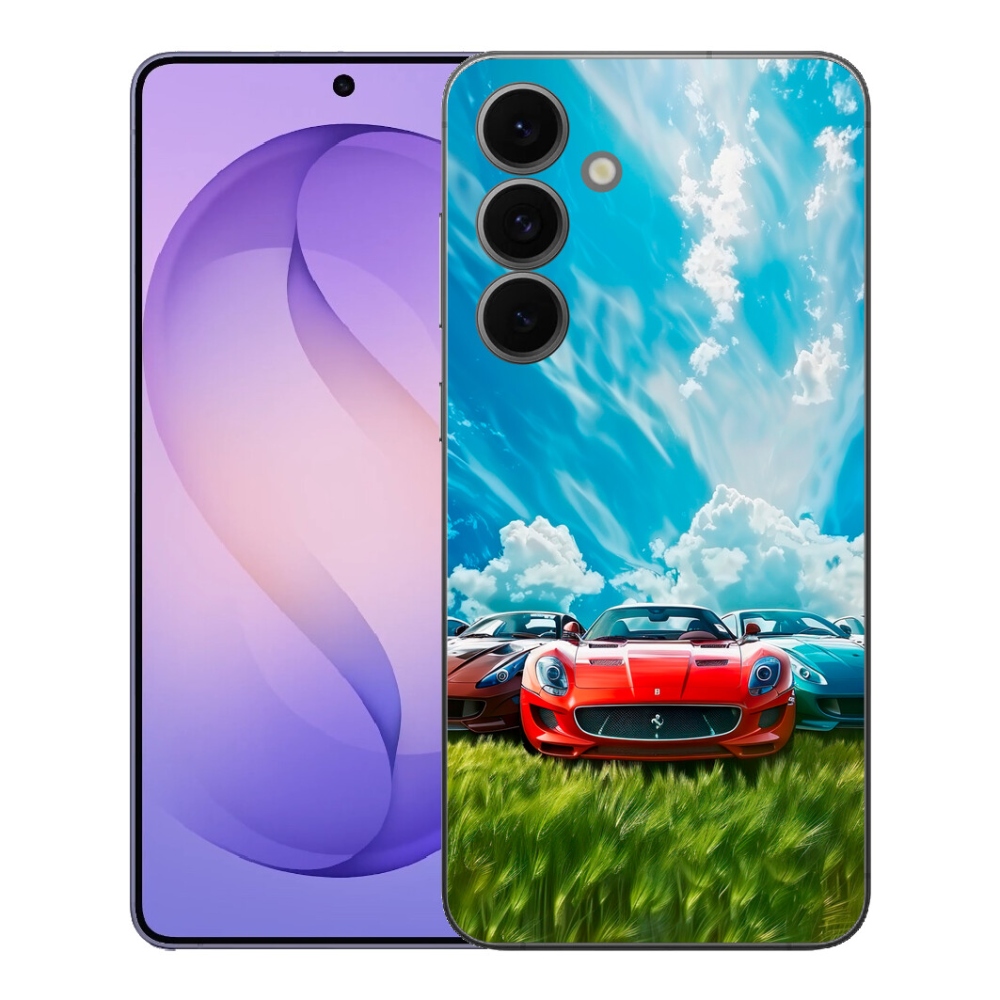 Gelový kryt mmCase na Samsung Galaxy S26 FE - sportovní vozy
